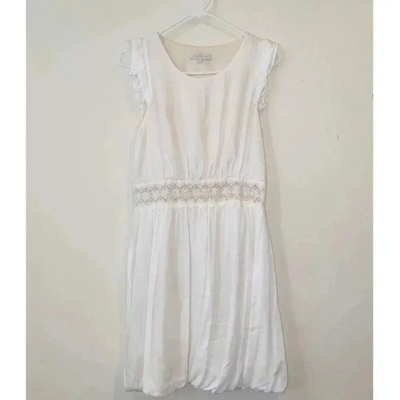 Sandro White Floral Eyelet Dress - Picture 3 of 4